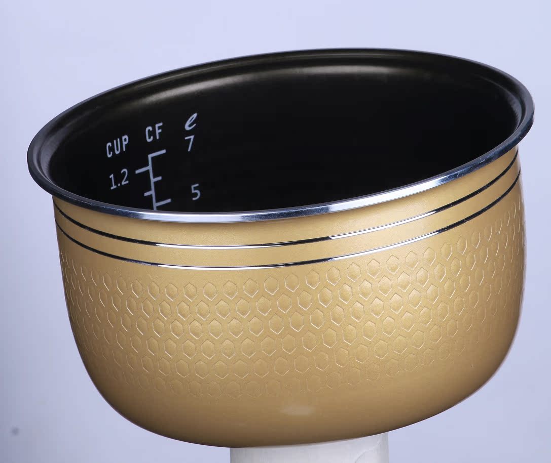 电饭煲内胆 3l4l5l电饭锅内胆黄晶蜂窝 不粘锅内锅电饭煲配件