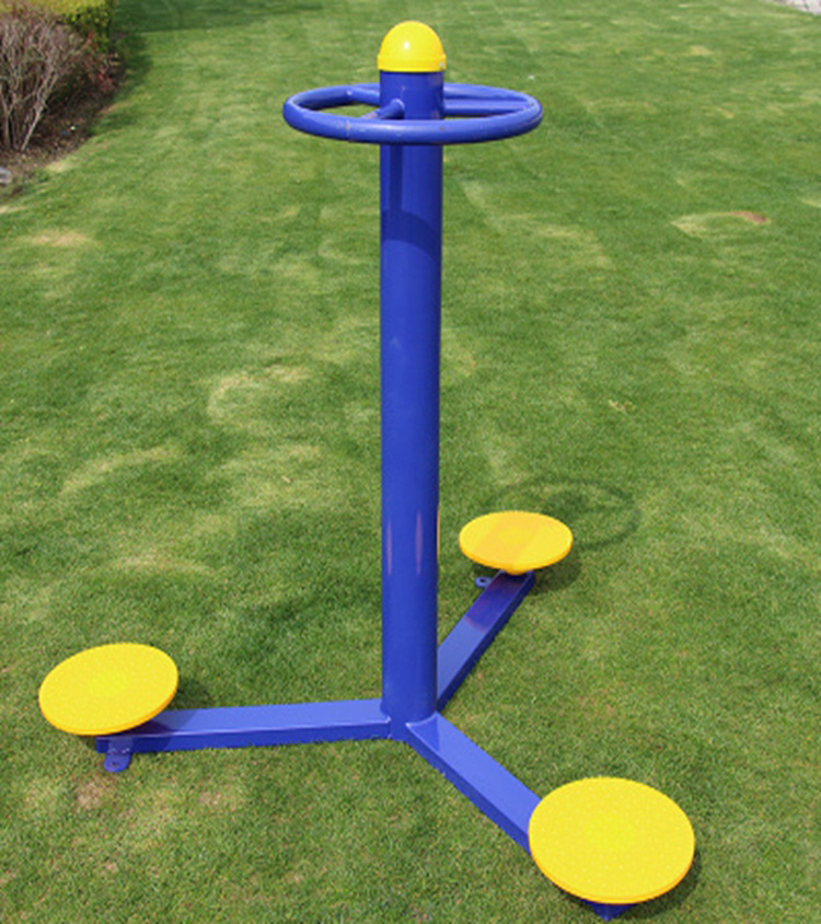 公园室外健身器材小区路径户外三位三人扭腰器转腰器