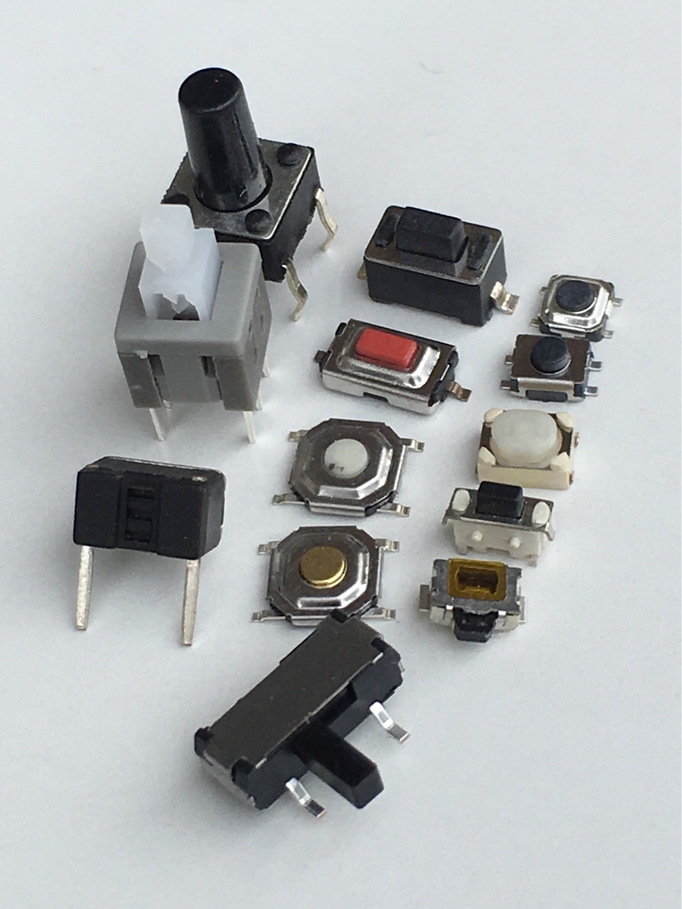 东莞厂家震动开关 st214轻触开关贴片 4脚铜脚电磁炉微动按键开关