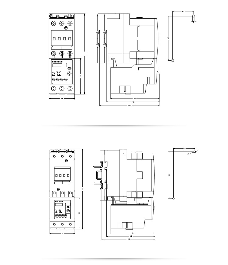 厂家直销siemens西门子款热保护器热过载继电器3ru1146规格齐全