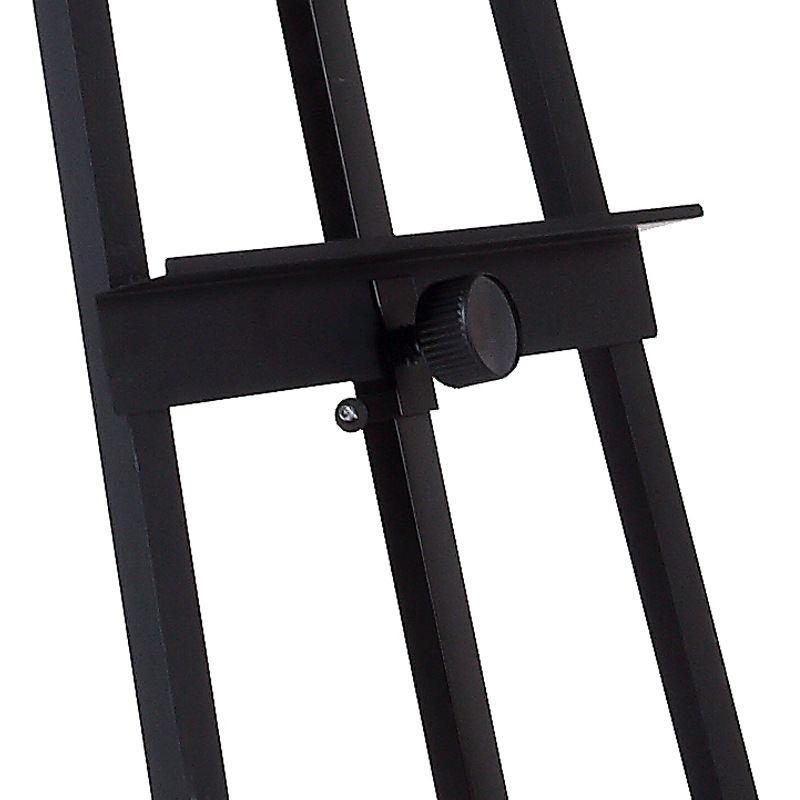 钢管电泳亚光黑金属铁质画架 绘画画架广告展示架 素描画板架