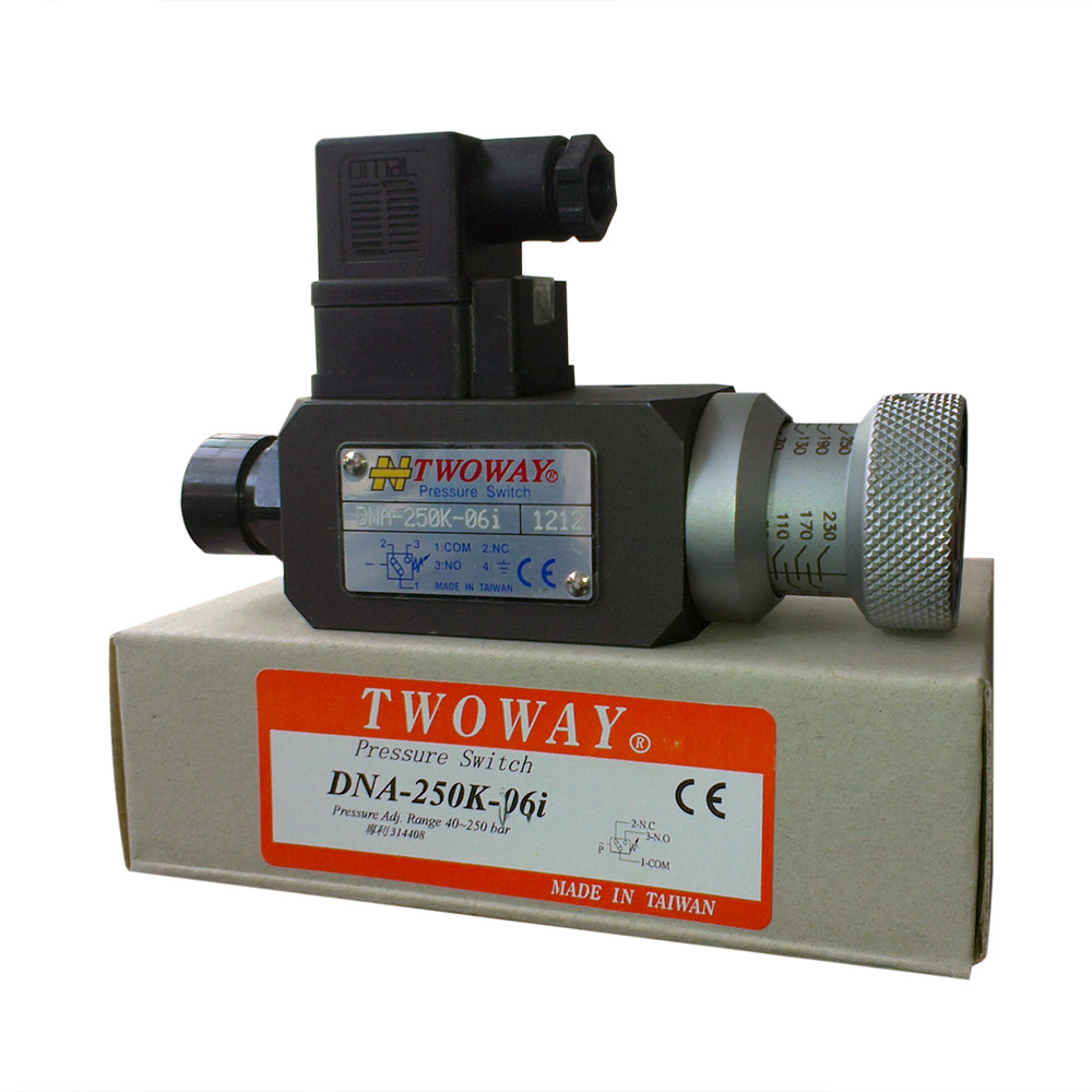 中国台湾台肯twoway压力继电器,压力开关,dna-250k-06i