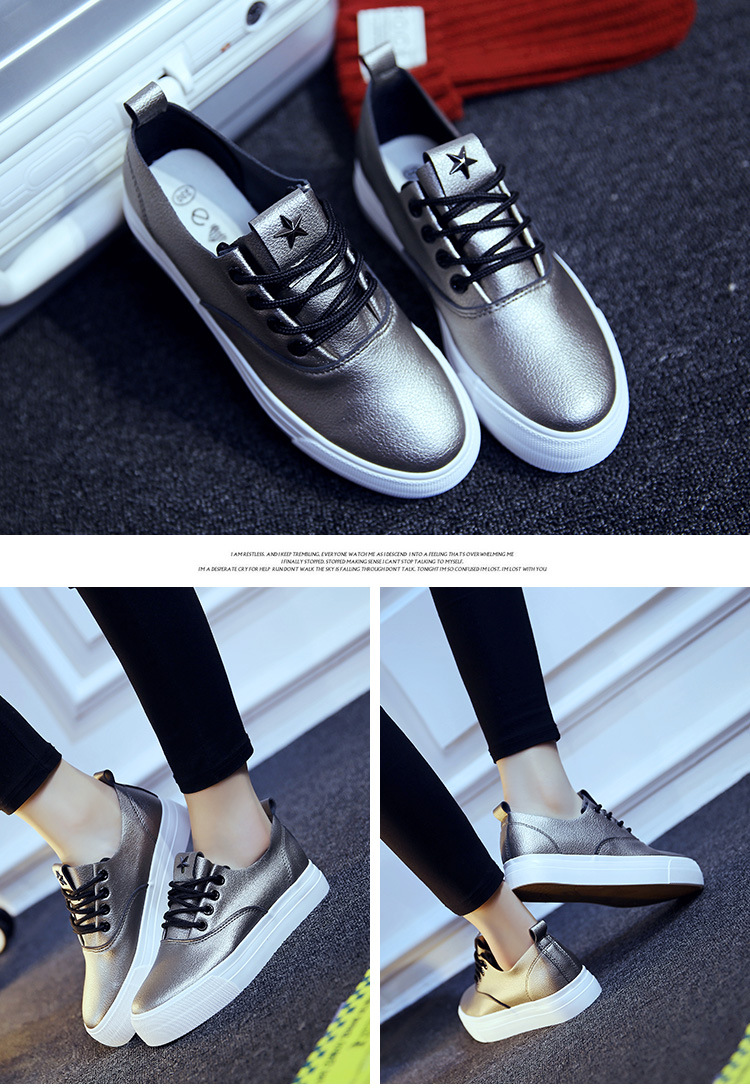 女鞋秋鞋2016新款秋季懒人鞋百搭平底小白鞋一脚蹬休闲鞋流苏单鞋 69