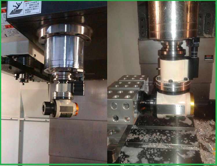 龙门铣刨_立式直角铣头铣削动力头手柄变速万向角度头