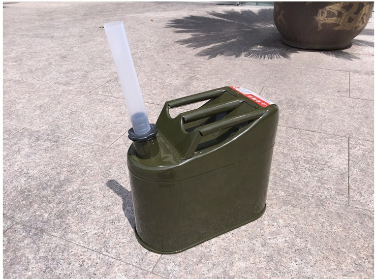 银鑫牌5l立式汽油桶 5升便携式油箱 备用油桶油壶储备燃料汽油桶