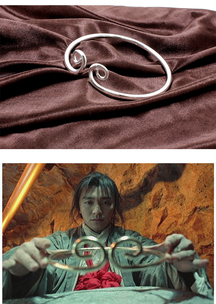 巧兰轩仿纯银孙悟空紧箍咒情侣手工镯女新款中国金箍手环厂家批发