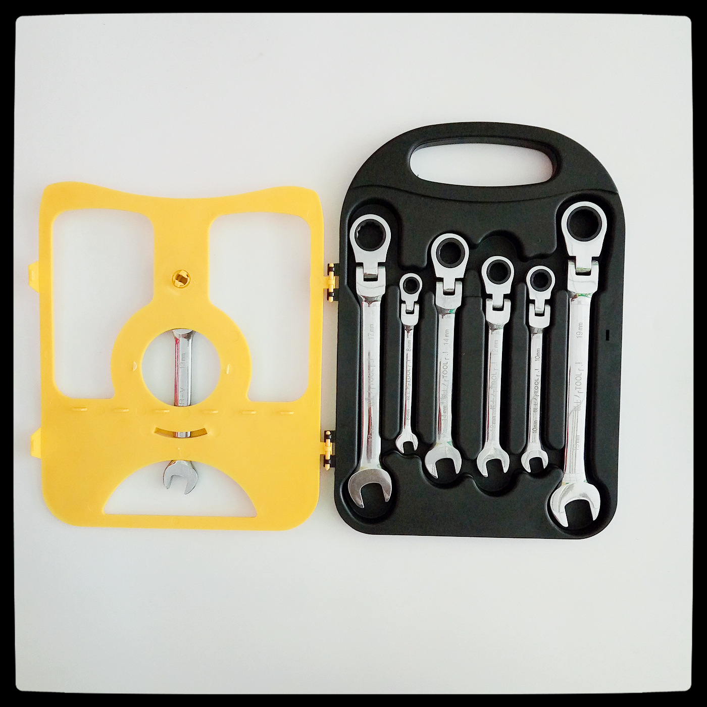 7pc万向棘轮两用扳手 梅花 开口 两用扳手大全