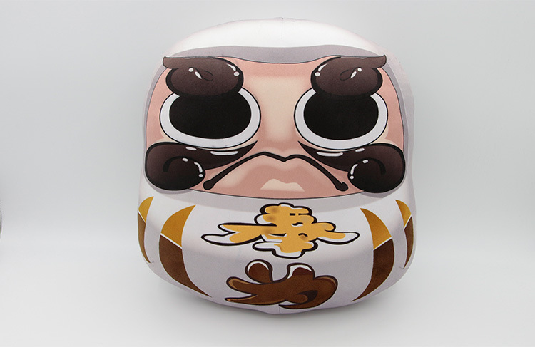 阴阳师游戏周边 达摩毛绒公仔玩偶抱枕靠垫招福奉为御行达摩代发