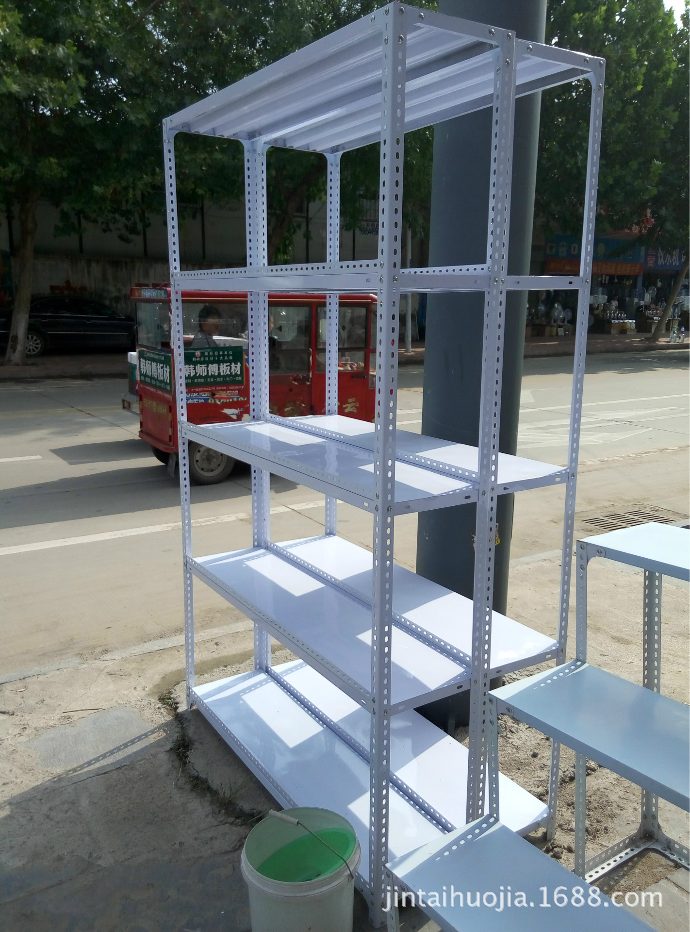 万能角钢货架孔板架超市店铺专用陈列架置物架展示架