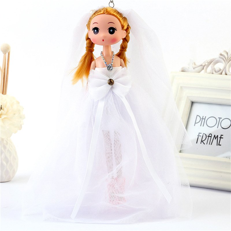 26厘米长款婚纱迷糊娃娃 蛋糕烘焙装饰 儿童节礼物 厂家直销