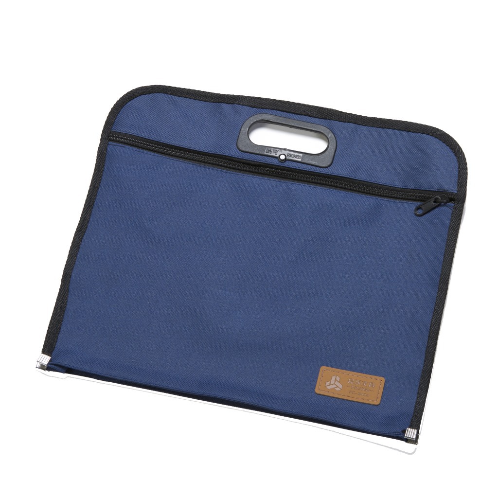 品可文具定制b4文件袋多层手提会议牛津布档案收纳拉链袋直销厂家