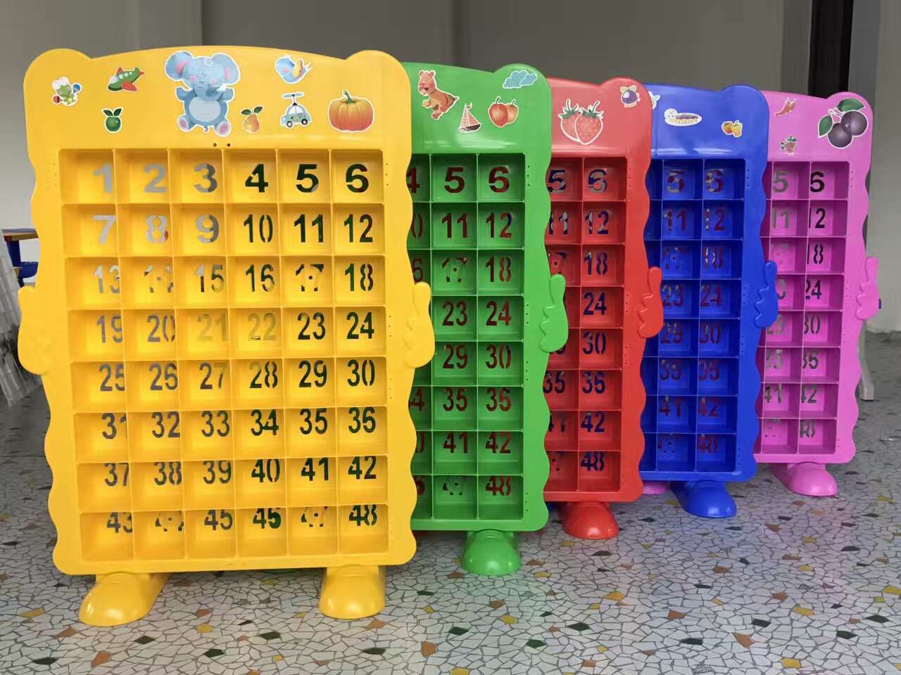 幼儿园口杯架 儿童塑料卡通水杯架 各种玩具收纳架 厂家直销