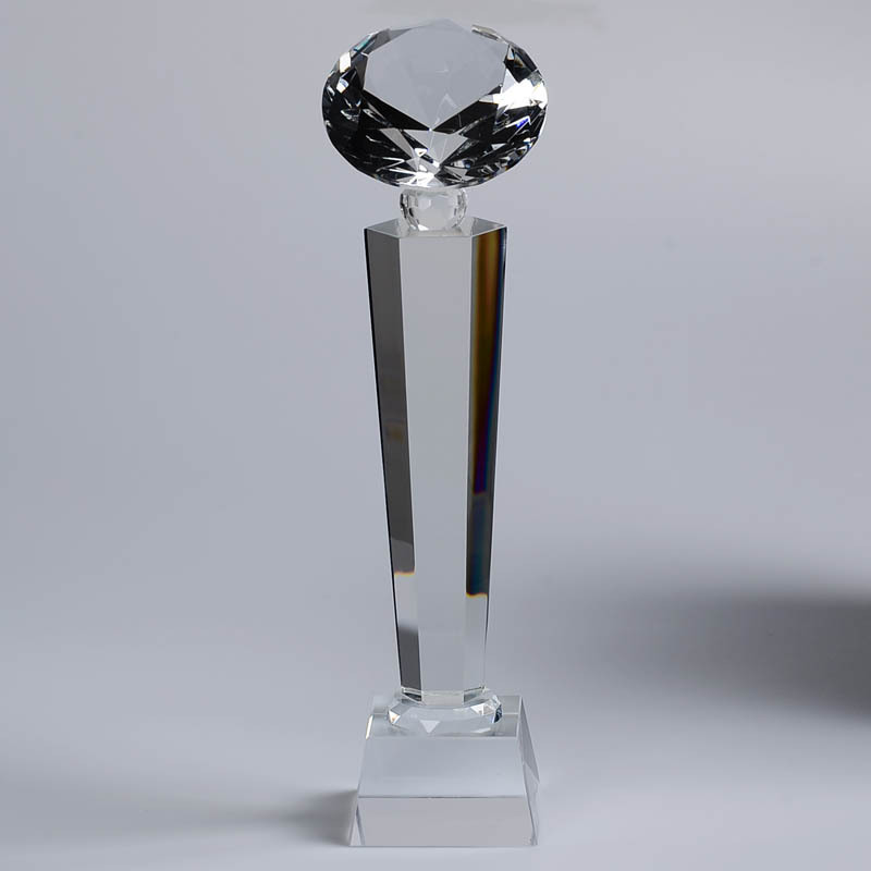 厂家批发水晶奖杯 水晶钻石 活动赛事奖杯 免费制作logo-阿里巴巴