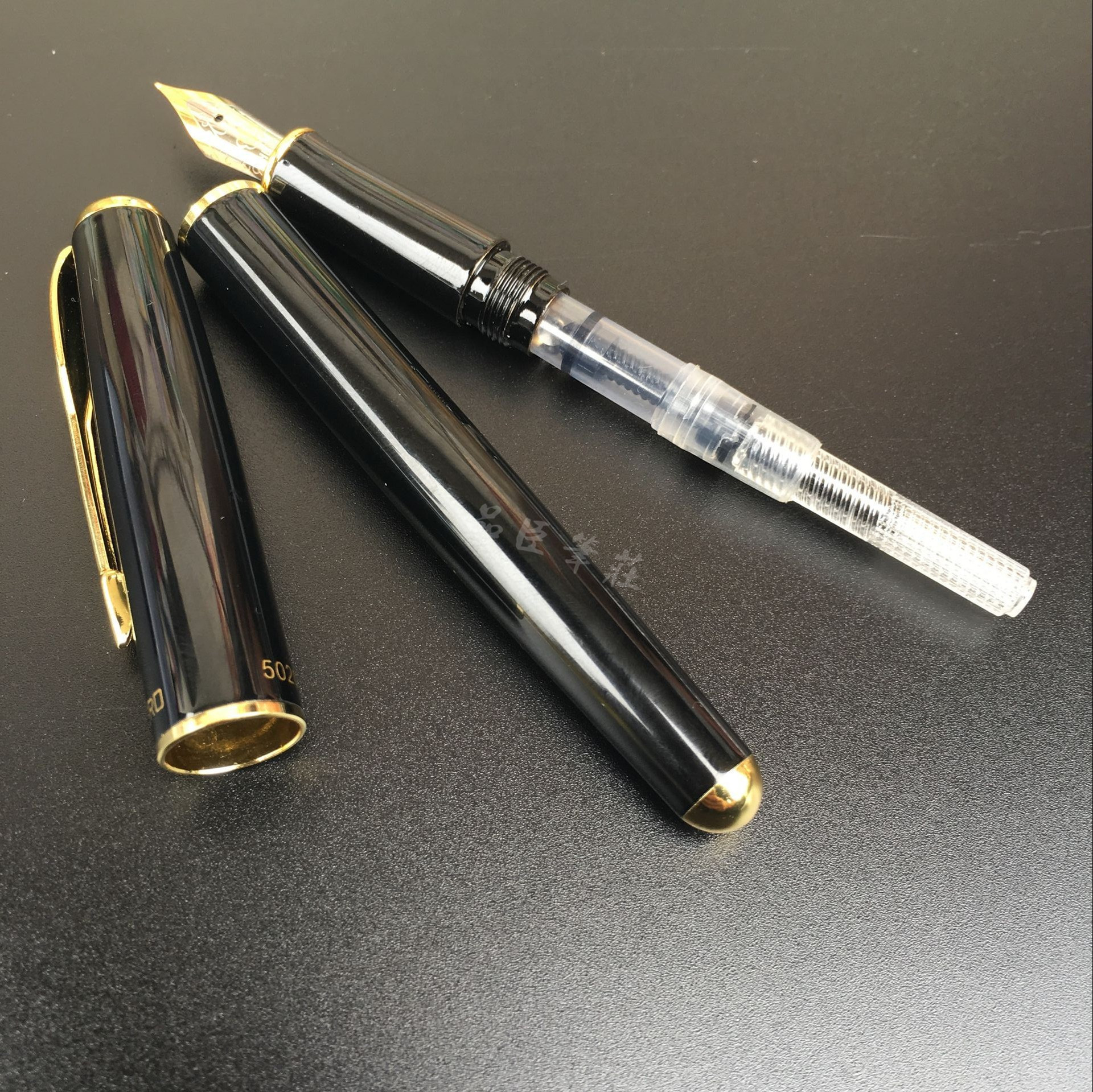 厂家批发 英雄5020铱金钢笔金属笔办公商务精美礼品笔 可定制logo