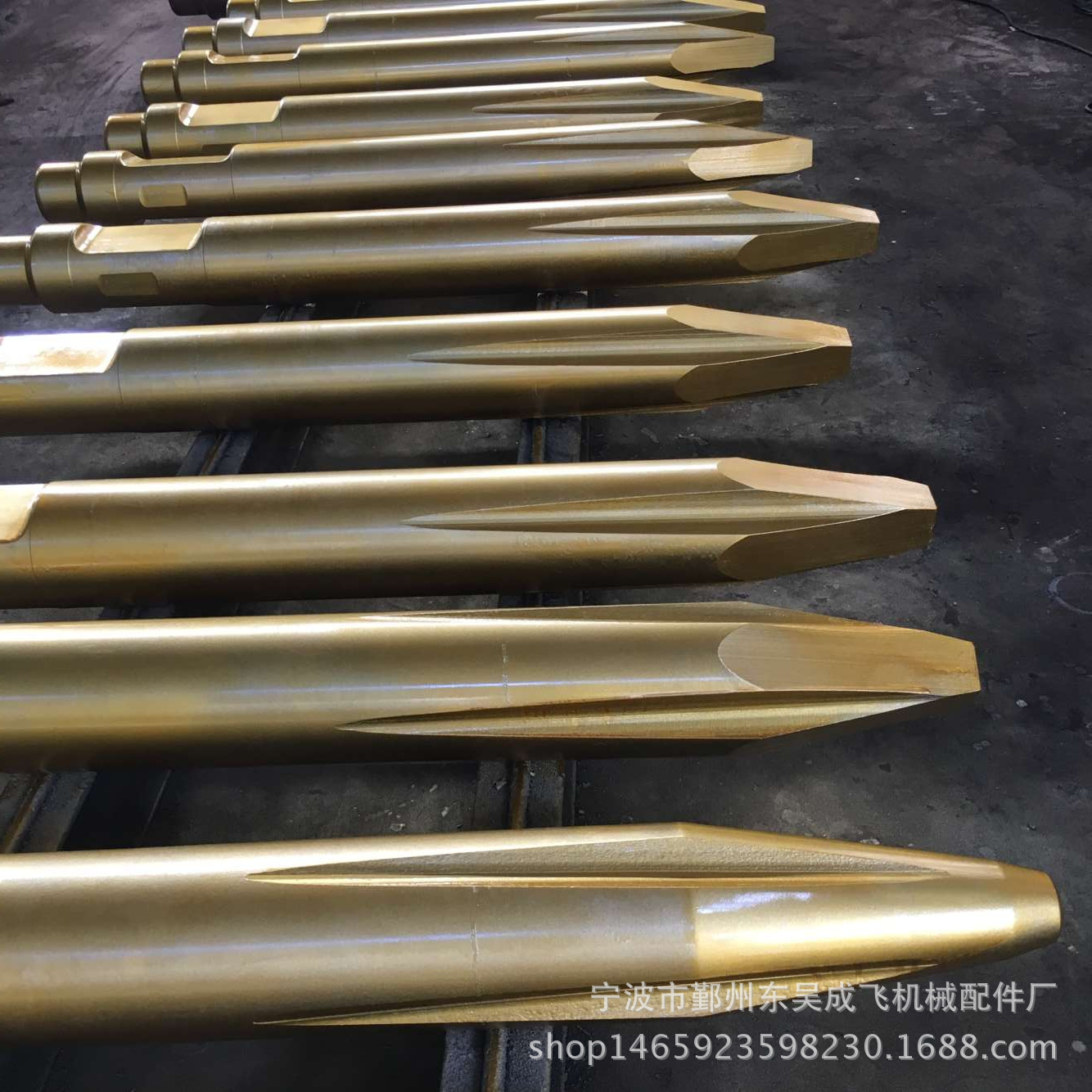 挖掘机配件直径155水山系列sb121破碎锤高强度钎杆矿山钢钎