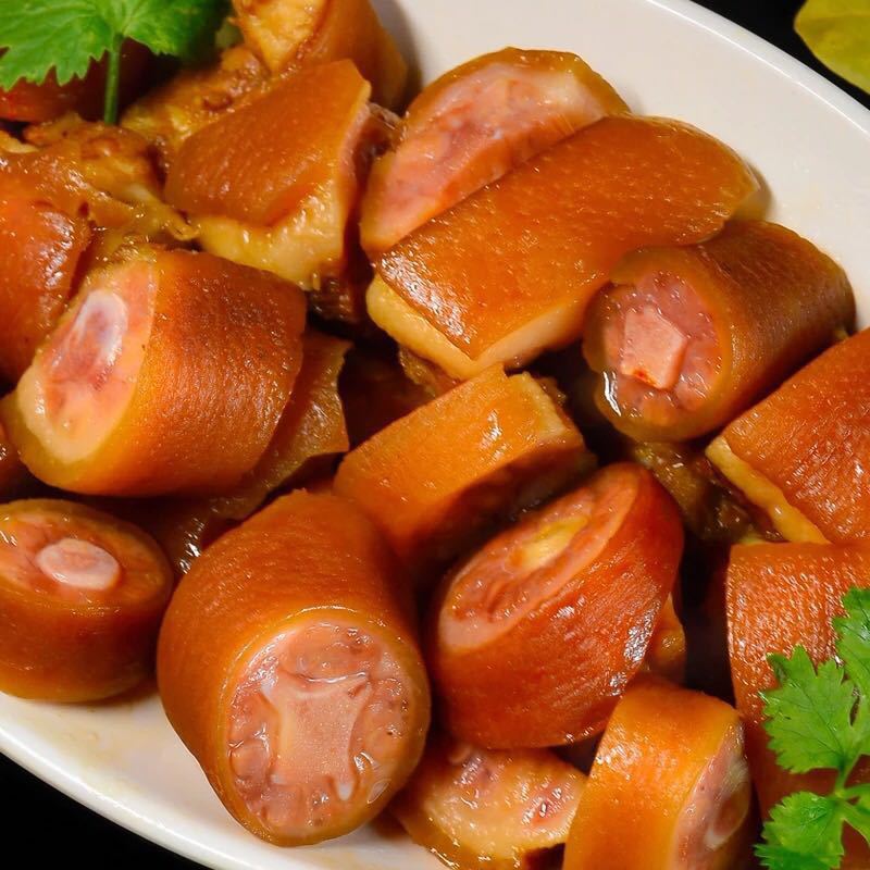 【图】【湘里人】 飘香猪尾 400克 酒店私房菜 干锅 小炒 铁板石锅煲