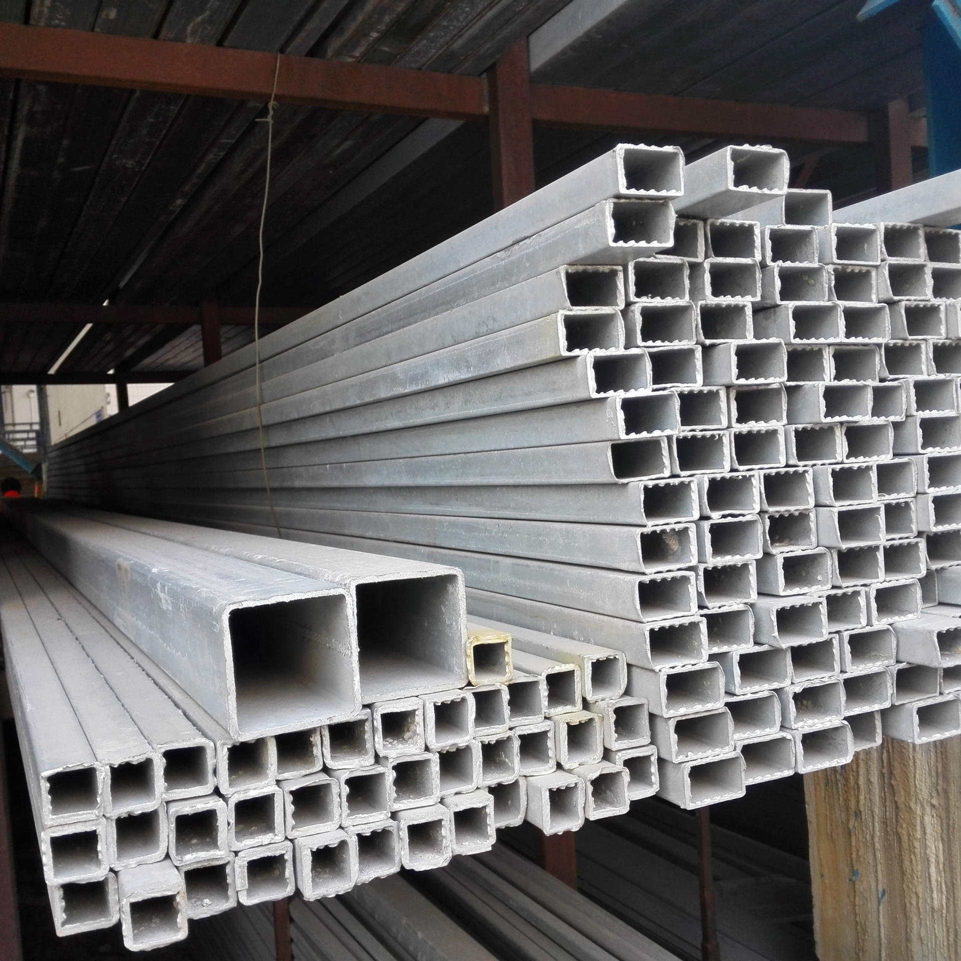 【凯安】现货批发 热镀锌方通 扁通 镀锌钢通 铝方通 铝方管