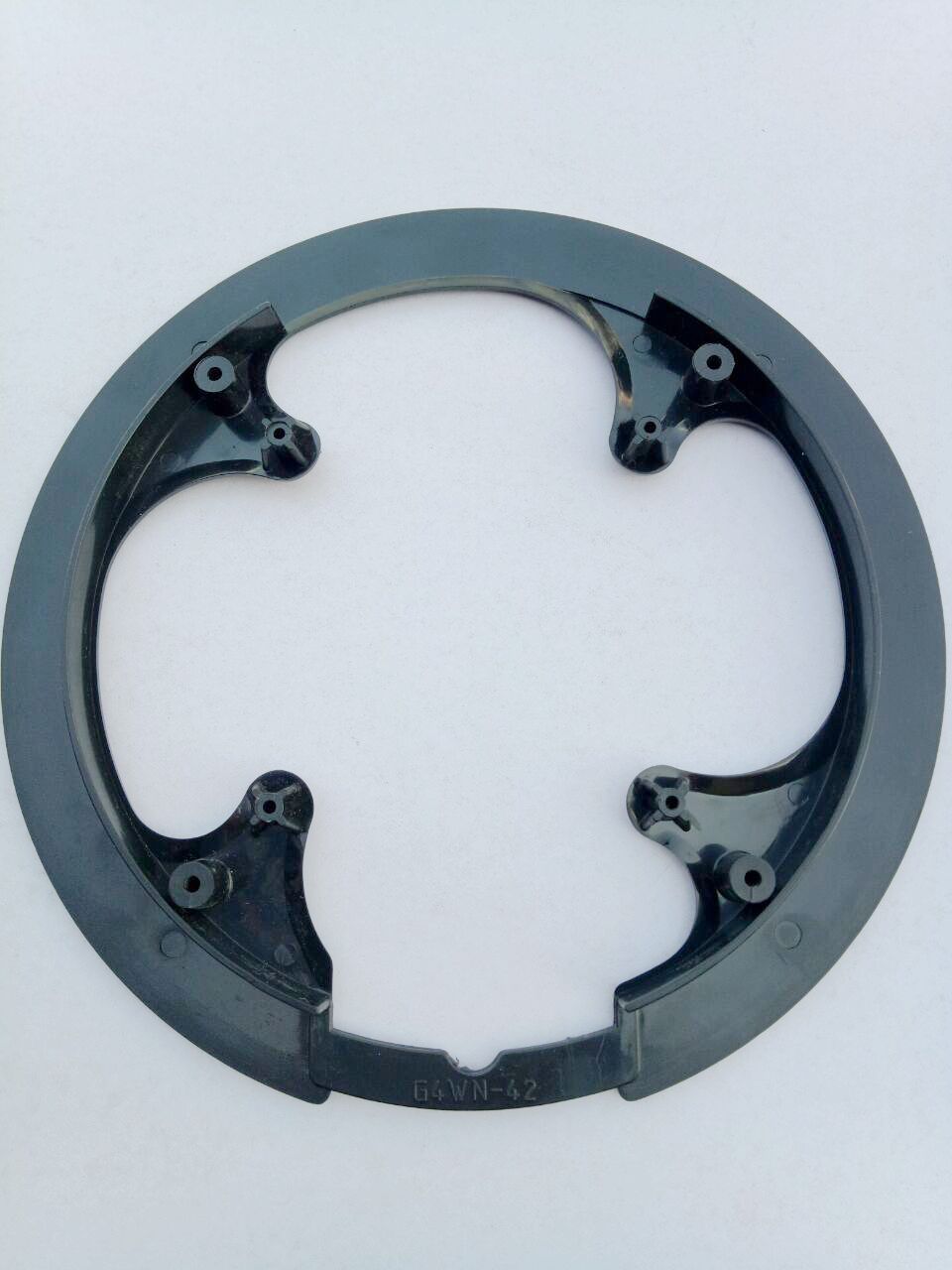 山地自行车牙盘护罩 42齿牙盘罩 4孔 齿盘护链罩 护盘 单车配件