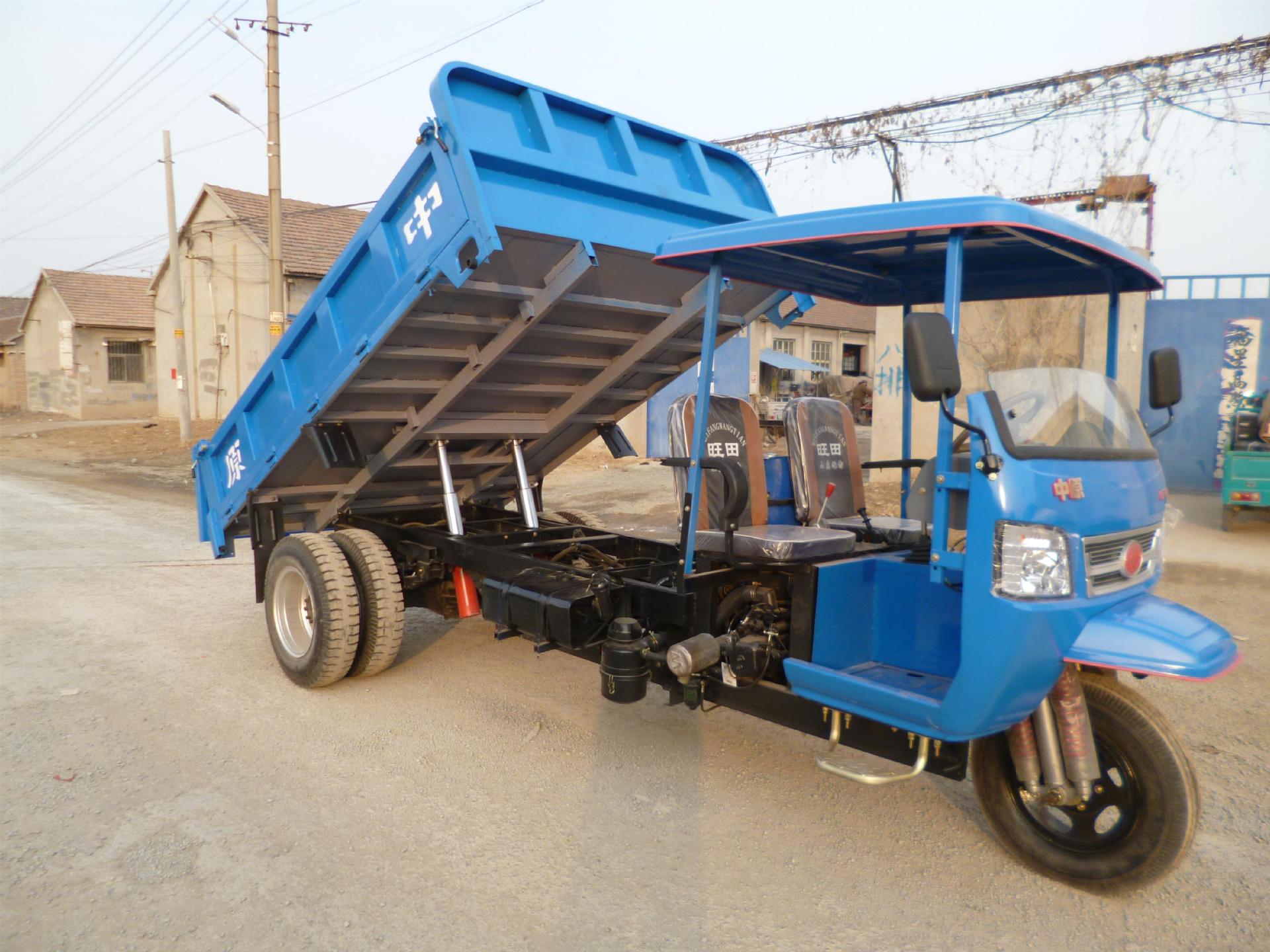 拉环保砖轴传动后双轮胎五十铃后桥130变速箱自卸三轮汽车