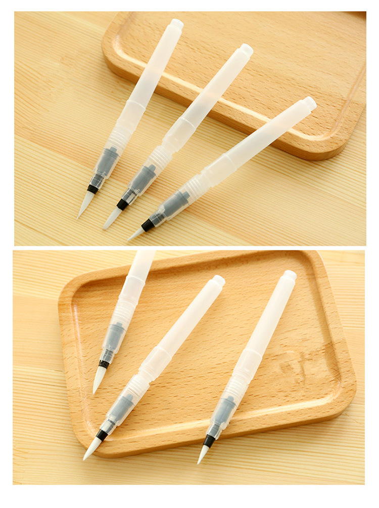 国产大容量自来水毛笔/储水式毛笔/水溶性彩铅固体水彩好伴侣