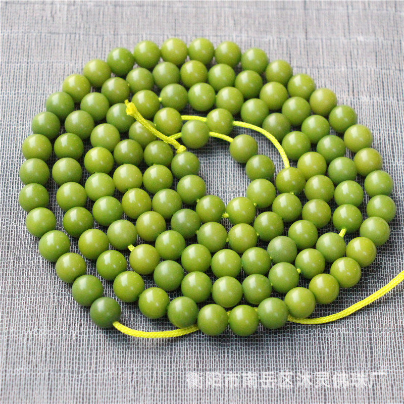 天然风化菩提根 绿色阴皮玉化菩提根 黄色/翡翠绿色菩提根