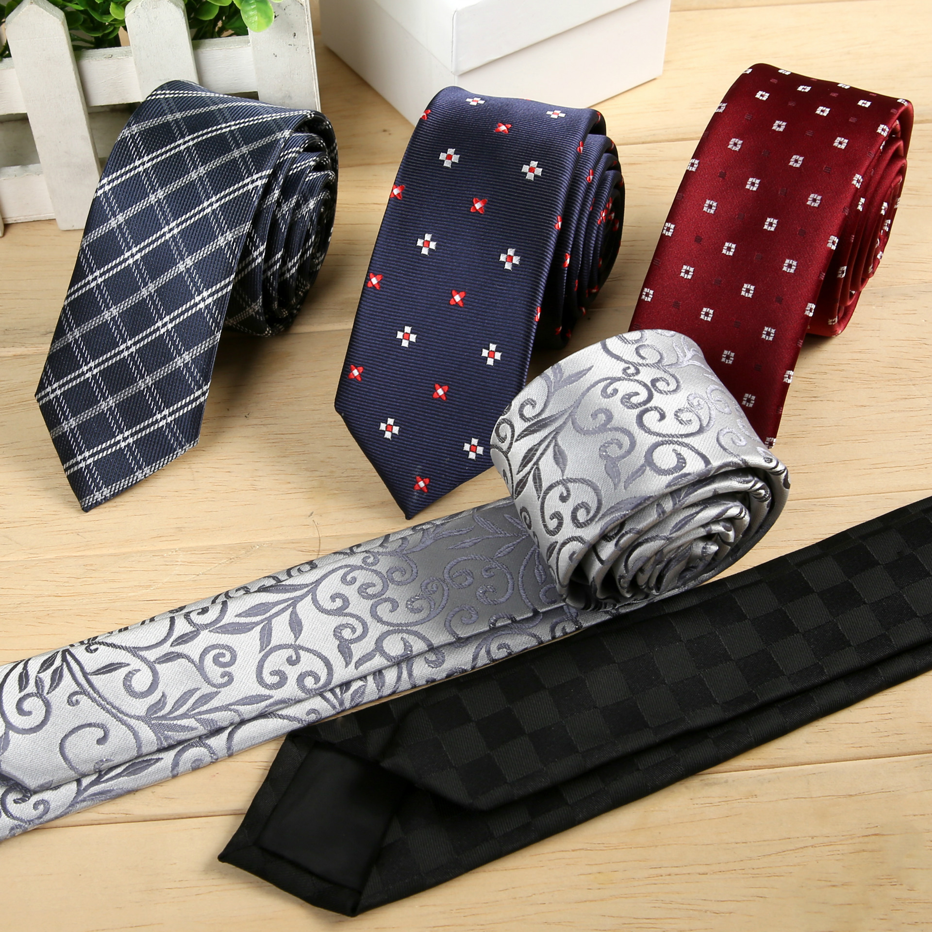 韩版领带正装西装领带格子英伦西服西服英伦条纹英伦西服韩版正装领结