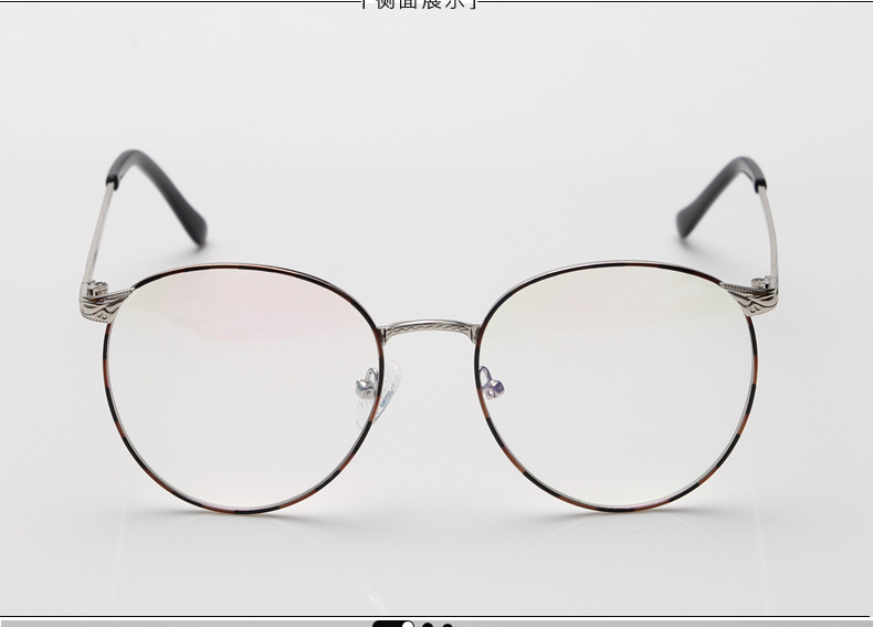 目工复古金丝眼镜男文艺范小清新可配近视眼镜框金属圆架女潮9015