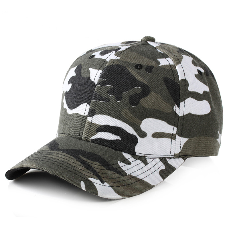 Factory Direct Sales European and American Camouflage Light Hat Board Duck Tongue Soldier Men and Women Wild Wolf Outdoor Baseball Hat