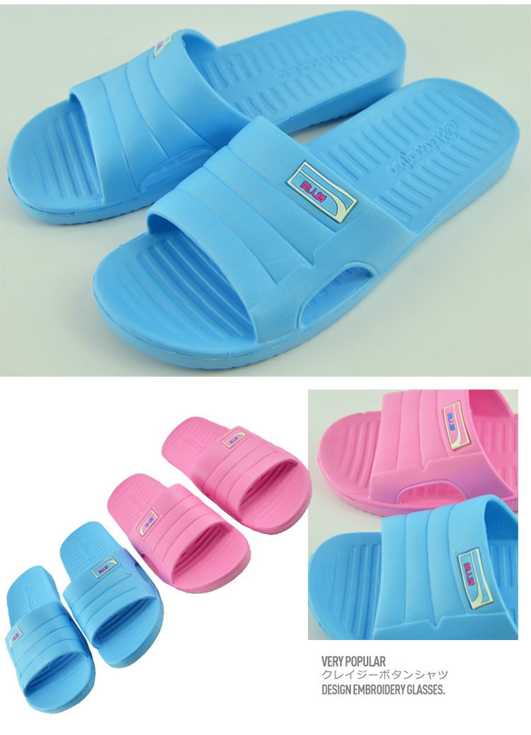 福建美人桥拖鞋 广州代理eva266耐磨防滑拖鞋 女酒店浴室新料凉拖