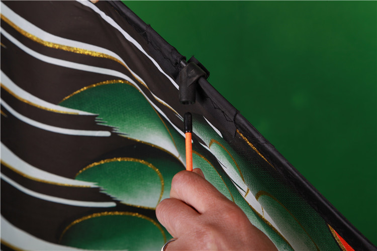 潍坊风筝飞阳正品原创老鹰风筝前撑杆3.6米金雕批发不包邮