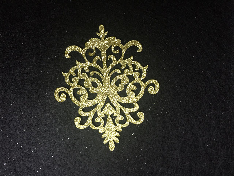 金葱粉pu皮烧花