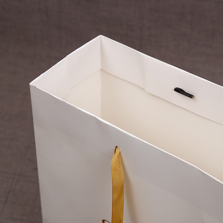 丝带提手 大气女士服装包装购物袋批发定制 欢迎来样定做纸袋