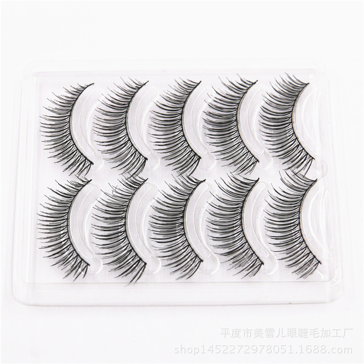 Handmade Eyelash Manufacturers Supply Natural Long False Eyelashes Nude Makeup Simulation Eyelashes Wholesale XH-04