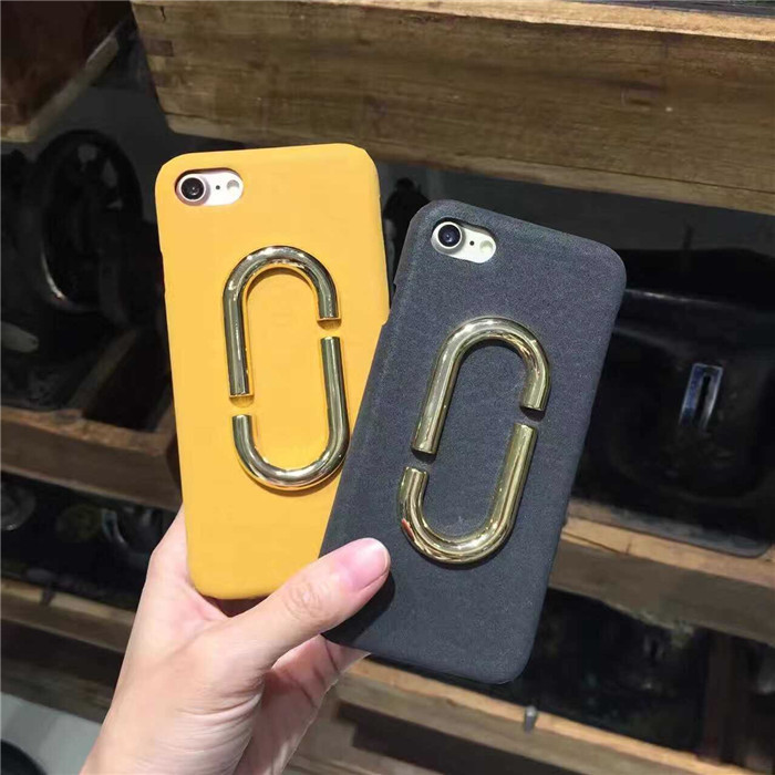 韩风复古个性金属环回形针苹果6/6spl-iphone保护套