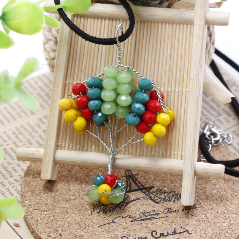 生命树diy纯手工制作短款项链锁骨链配饰