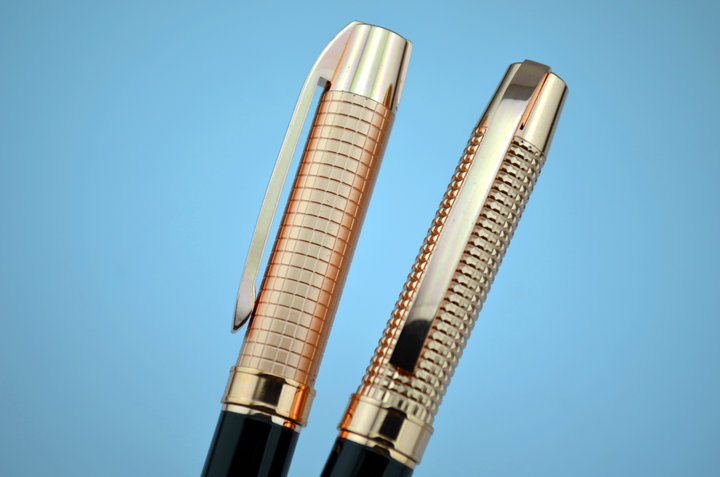 高档玫瑰金金属圆珠笔 宝珠签字笔 广告礼品笔 可订做log.