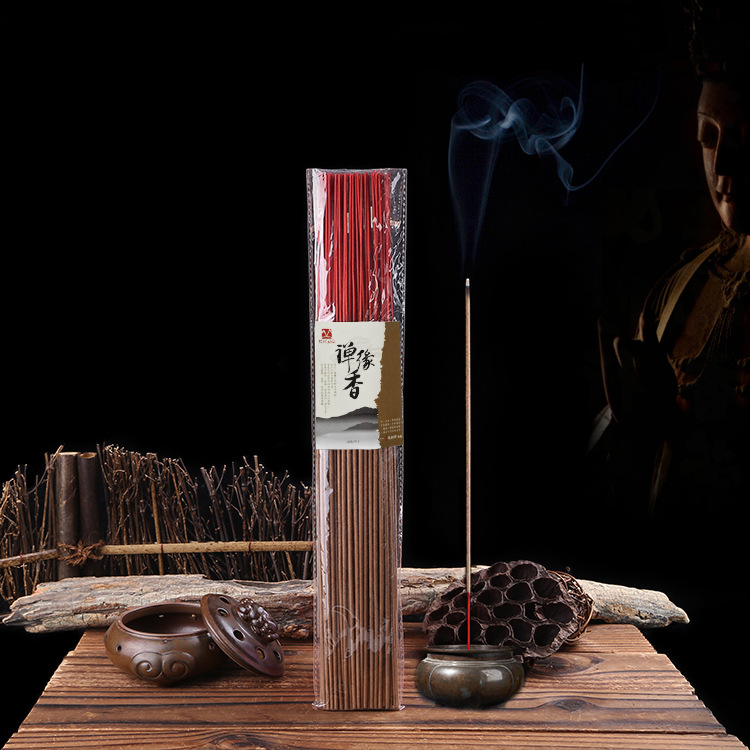厂家直销佛香竹签香 家用拜拜香寺庙礼佛香 120g76支沉香中药线香