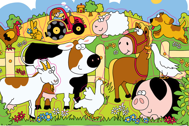 塑胶仿真农场动物模型玩具 幼儿园教学产品 儿童认知玩具