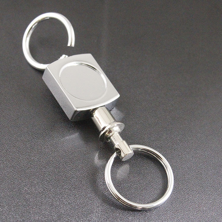 金属锌合金钥匙扣拉环扣男士挂腰扣可激光logo厂家定制直销工艺品