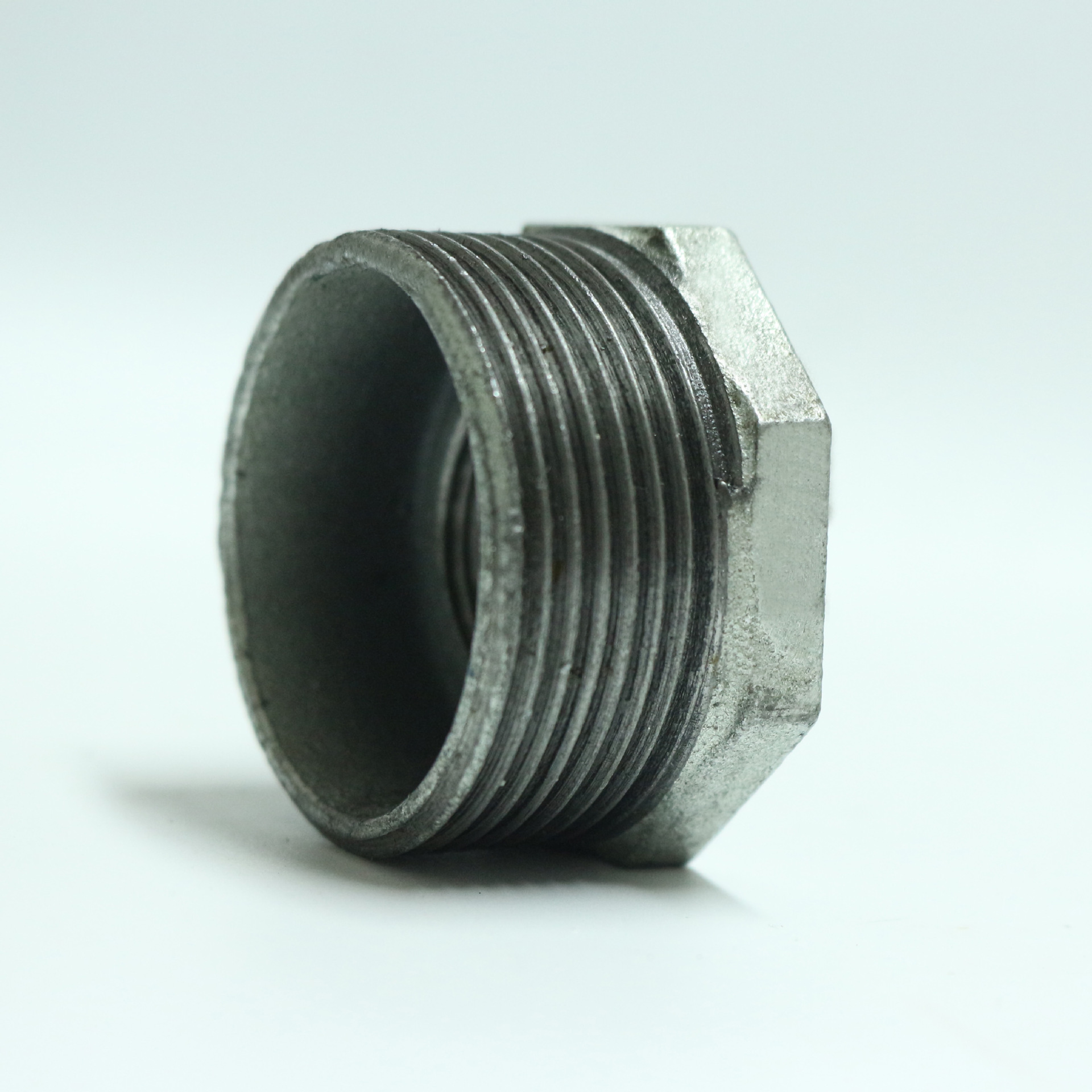 青岛水暖管件 龙成玛钢补芯 丝扣内外螺纹 带内外丝 热镀锌.