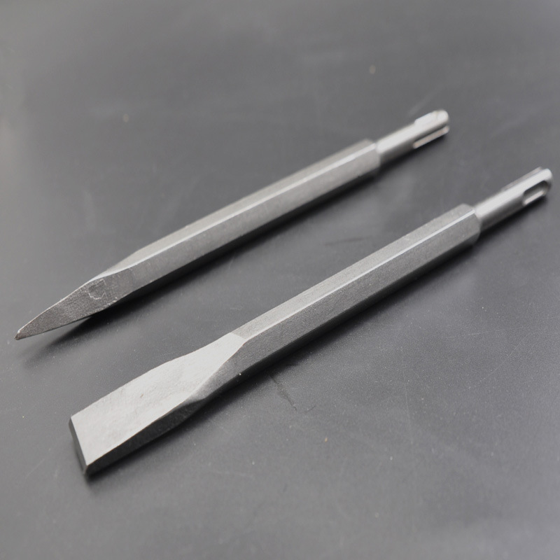 电锤凿子钻头 电镐凿子方圆柄尖钢凿 u型凿 开线槽凿子批发