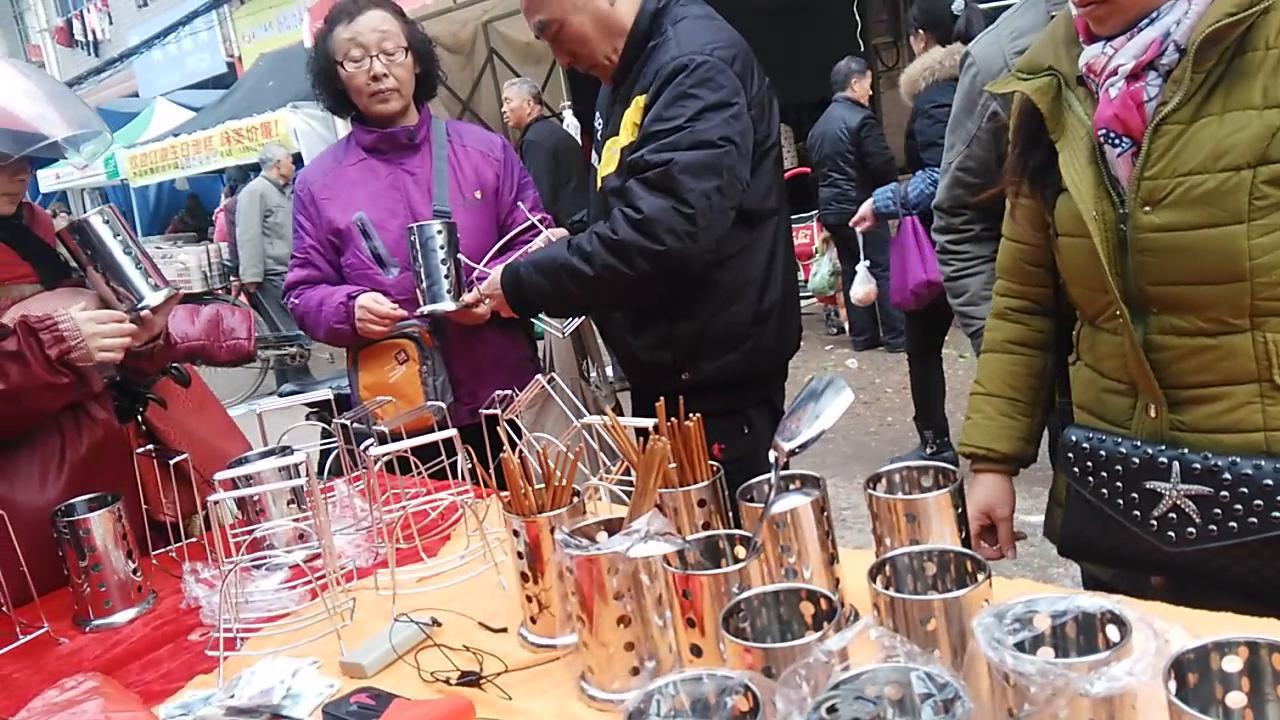 跑江湖地摊暴利模式不锈钢筷子筒 10元模式地摊货源筷子笼304