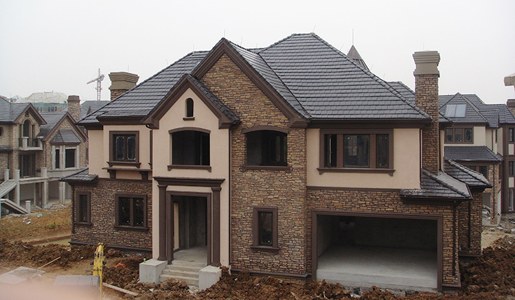 欧式平板瓦 屋面瓦 宜兴琉璃瓦石板瓦 平板瓦批发品质保证