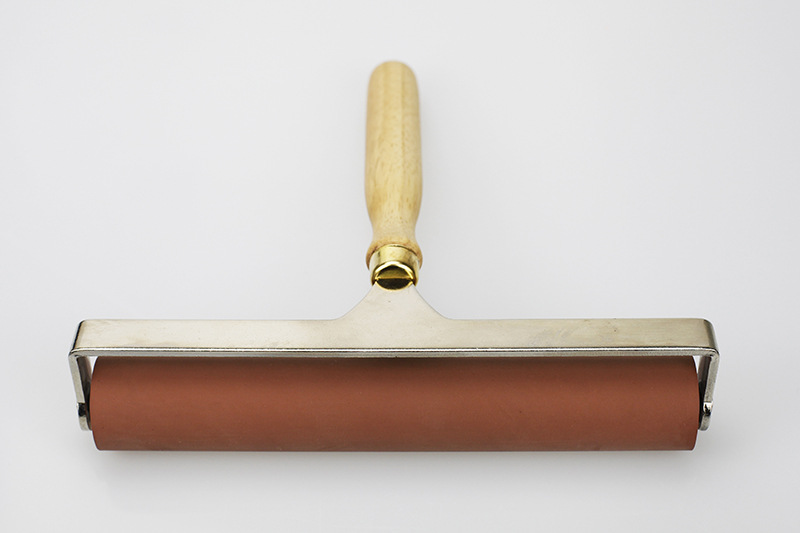 厂家直销版画橡胶滚筒 版画胶辊版画辊子 版画上墨胶滚20cm