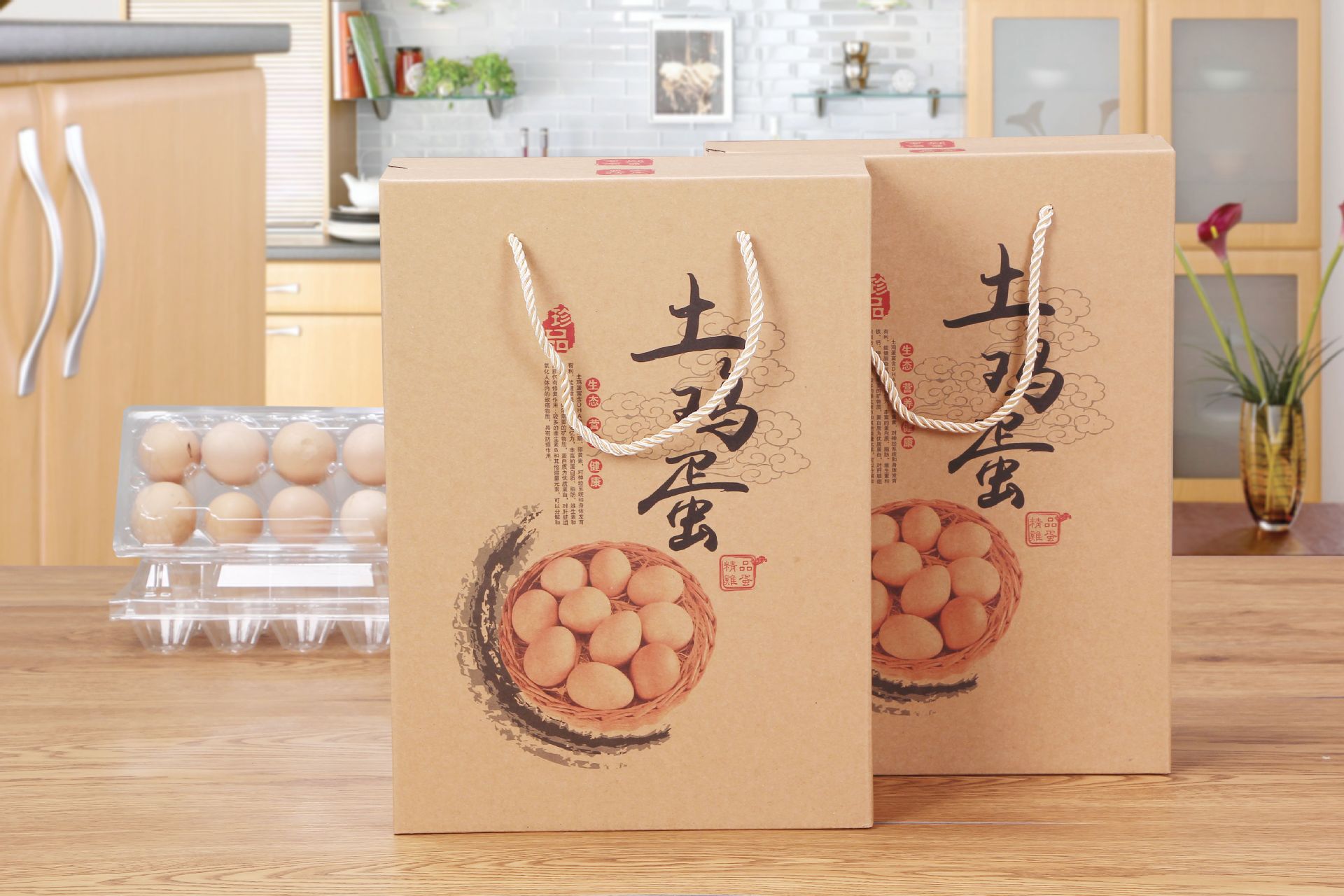 现货批发30-50枚土鸡蛋包装盒山鸡蛋礼品盒草鸡蛋礼盒鸡蛋.