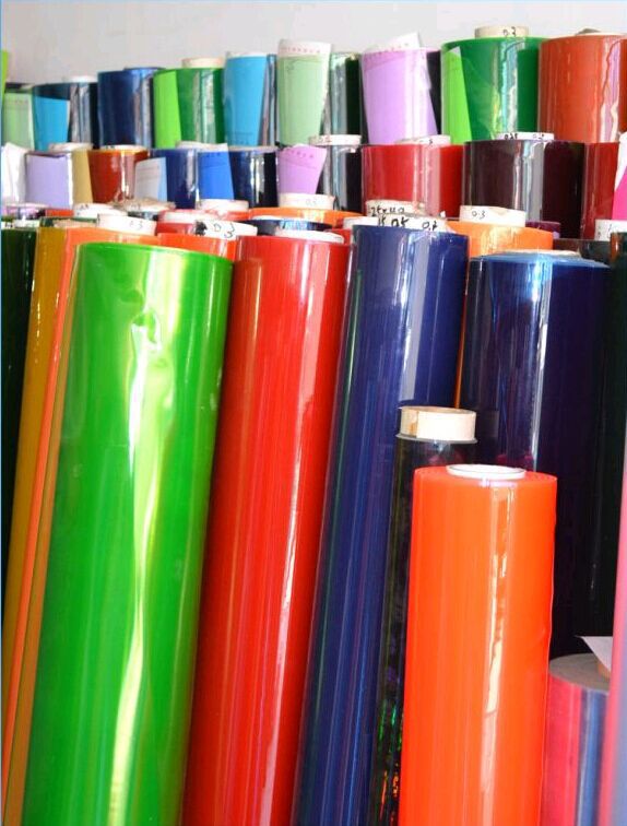 pvc颜色膜 pvc彩色膜 热缩膜 软膜