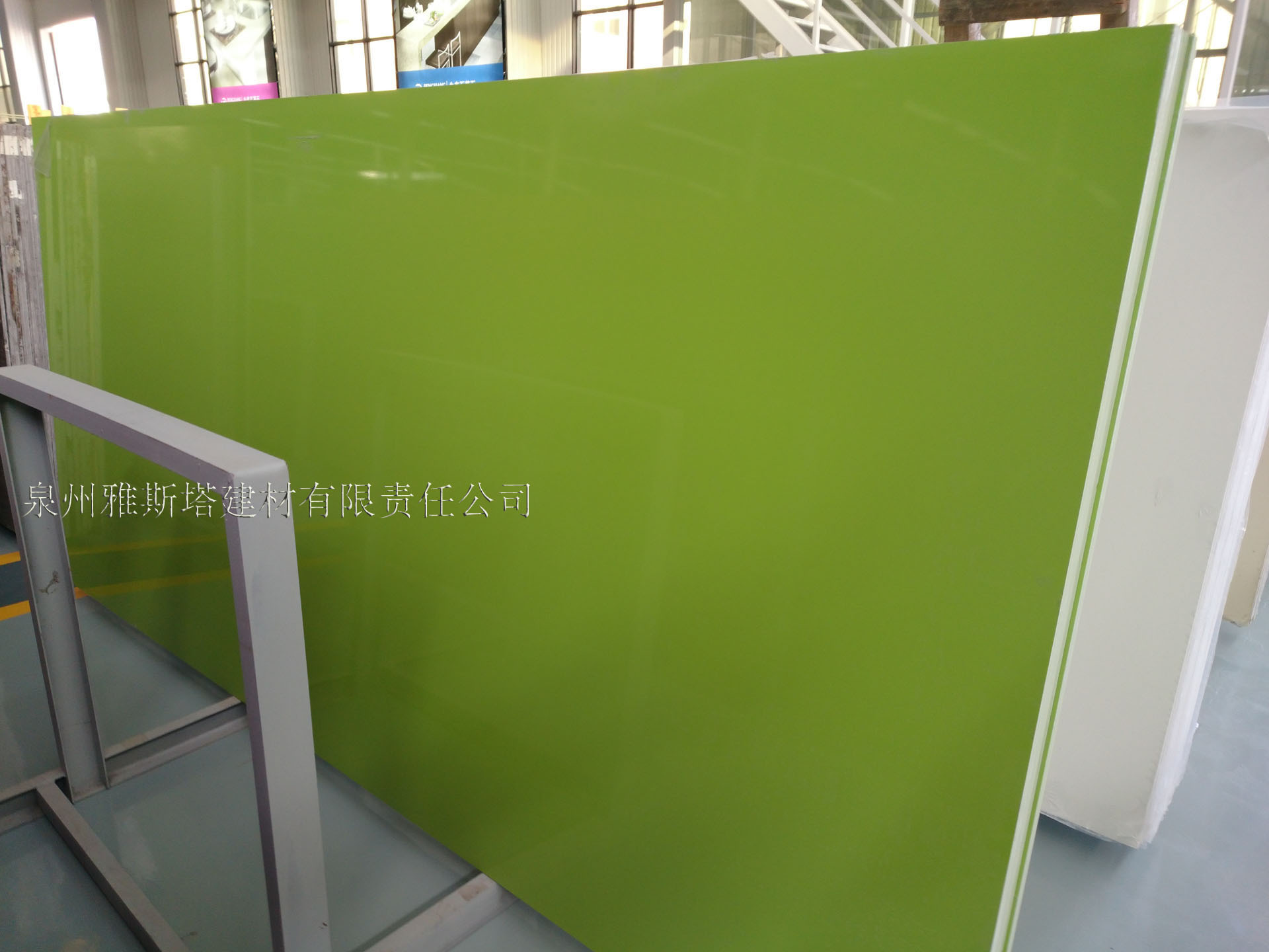 白色人造石英石 出口欧美市场专用台面板 规格板 人造大理石板材