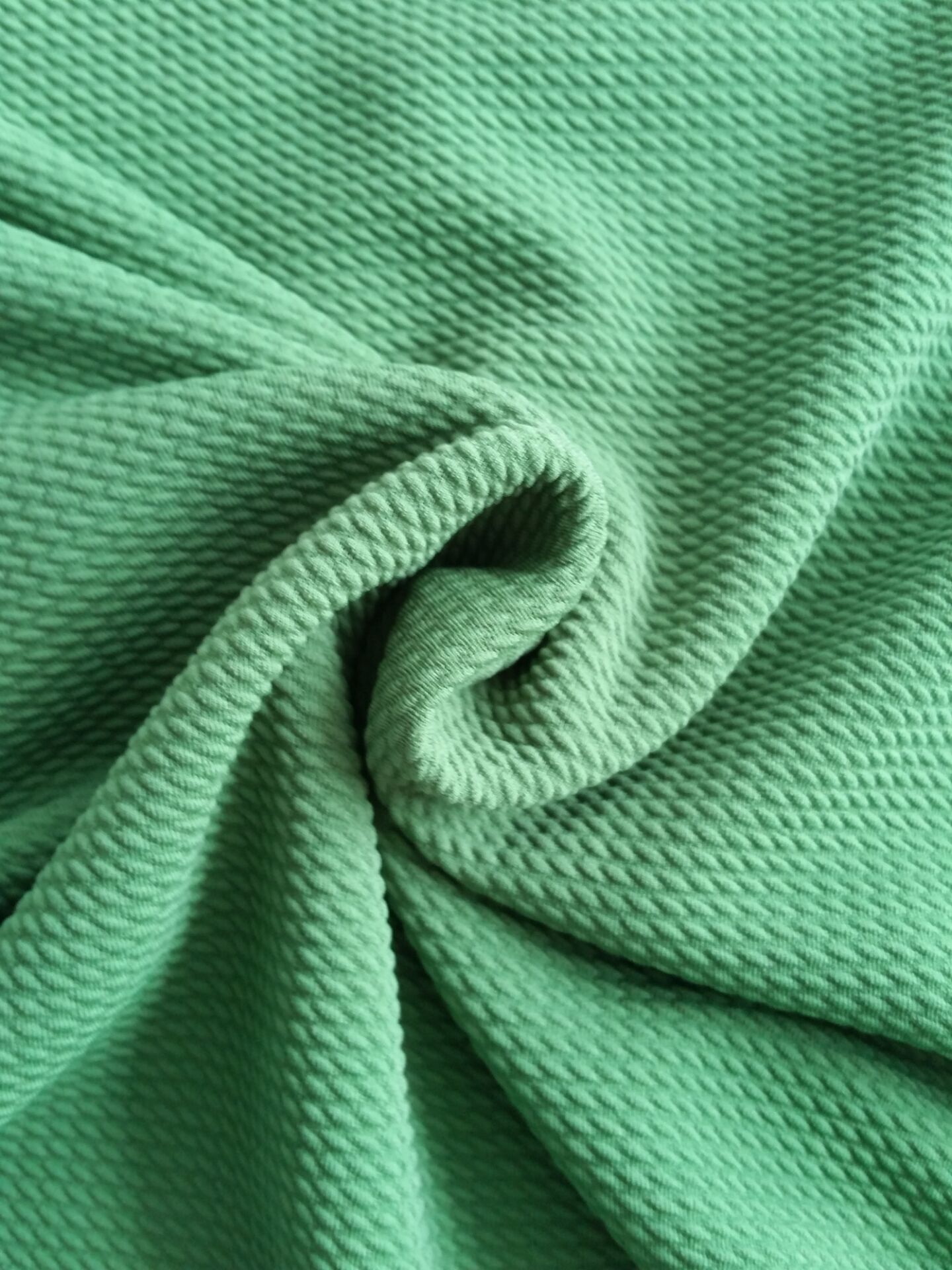 针织斜纹泡泡布 时尚服装裤子面料