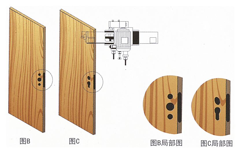 木工锁孔机 铭基特价直供mxz2060b双头门锁榫槽机 立式双头榫眼机
