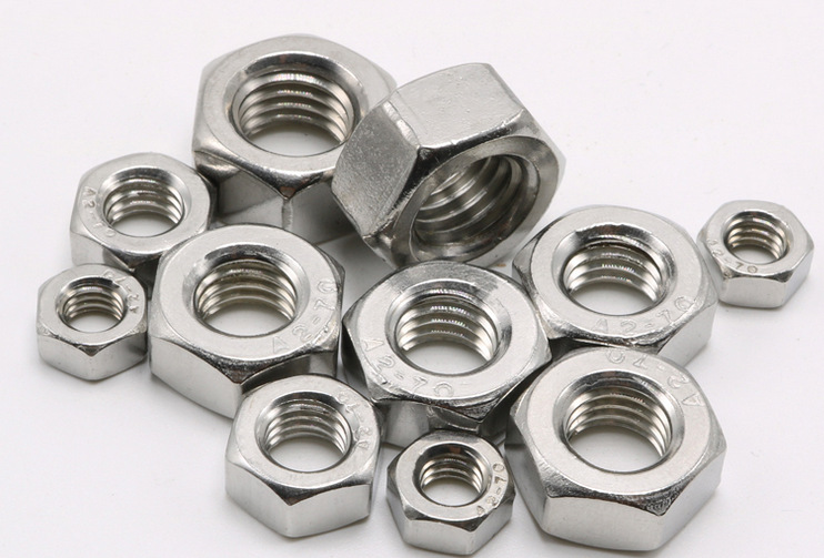 厂家直销 din934 304不锈钢外六角螺母 六角螺帽 德标外六角螺帽-紧固